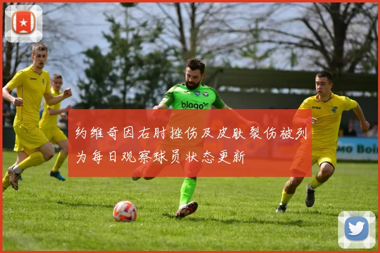 约维奇因右肘挫伤及皮肤裂伤被列为每日观察球员状态更新